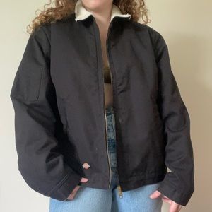dickies black fuzzy jacket!